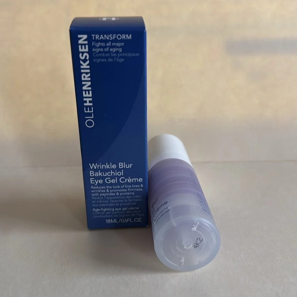 OLE HENRIKSEN Wrinkle Blur Bakuchiol Eye Gel Crème 0.6oz $52 NIB